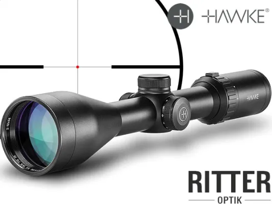 Hawke Zielfernrohr VANTAGE 30 WA FD IR 3-12×56 L4A FIBER DOT Leuchtabsehen - 1/4 MOA - Großes Sehfeld 14540