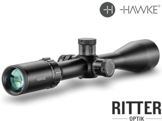 Hawke Zielfernrohr Vantage 30 WA FFP 6-24×50 SF Half Mil Dot IR Leuchtabsehen - seitlicher Parallaxenausgleich 14304