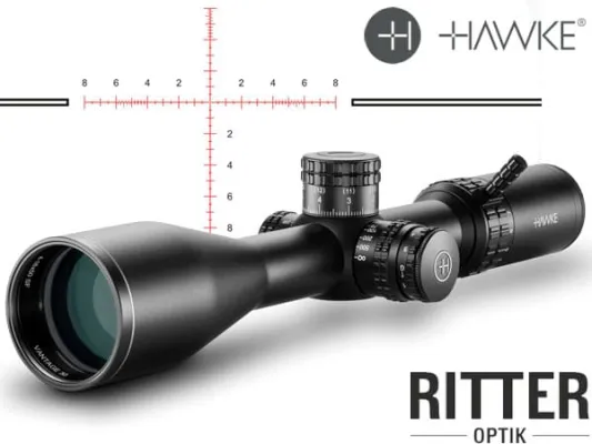 Hawke Zielfernrohr VANTAGE HD 30 4-16×50 SF Mil Pro II Leuchtabsehen - 1/10 MRAD - Großes Sehfeld 14411