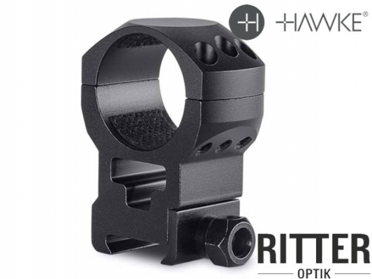 HAWKE Tactical Aufkippmontage für Weaver / Picatinnyschiene 25,4 mm Mittelrohr - extra Hoch 24 113
