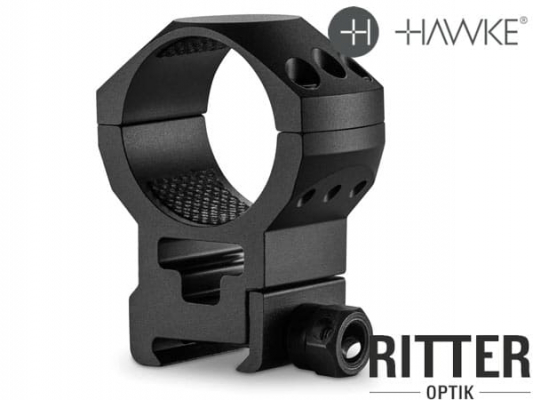 HAWKE Tactical Aufkippmontage für Weaver / Picatinnyschiene 34 mm Mittelrohr - Hohe Version 24 120