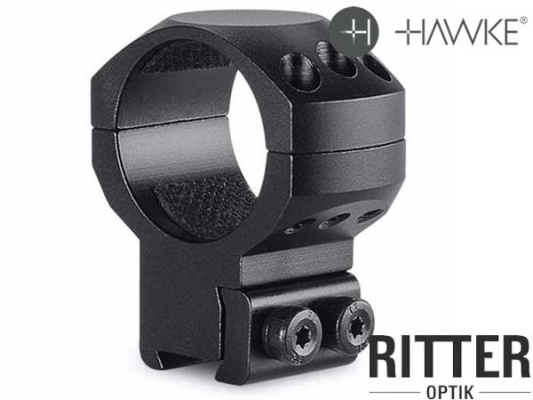 HAWKE Tactical Aufschubmontage für 9-11 mm Prismenschiene 30 mm Mittelrohr - Hoch 24107
