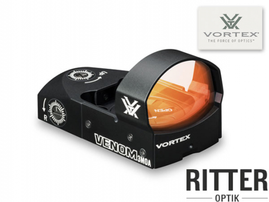 Reflexvisier VORTEX VENOM 3 MOA mit Montage Weaver Picatinny