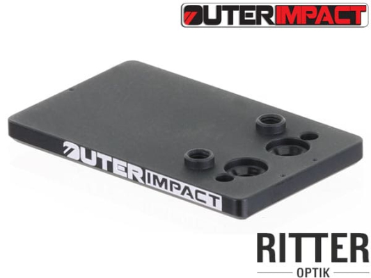 Outerimpact Micro Red Dot Adapter für Glock® Pistolen OTL-RDM-GL201a