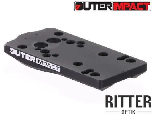 Outerimpact Universal Red Dot Adapter für CZ Shadow 2 Pistolen M.R.A.