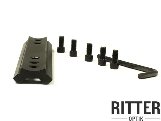 NATO SCHIENE Picatinny Schiene 100 mm | gewölbter Boden STANAG 4694