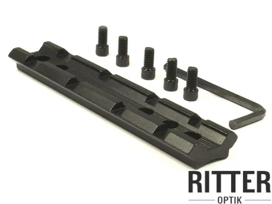 MIL-STD-1913 STANAG 4694 Picatinny Schiene 100 mm | gewölbter Boden STANAG 4694