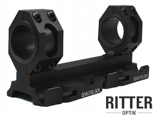 QD Autolock Montage für 30mm & 25,4mm Aufkippmontage für Picatinnyschiene AR 15