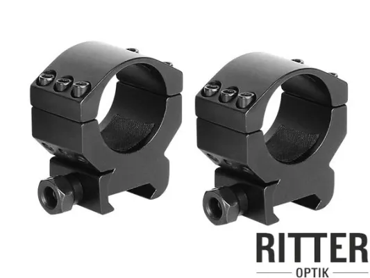 Ritter-Optik Tactical Aufkipp Zielfernrohrmontage für Weaver / Picatinnyschiene 30mm Mittelrohr - Medium Ring