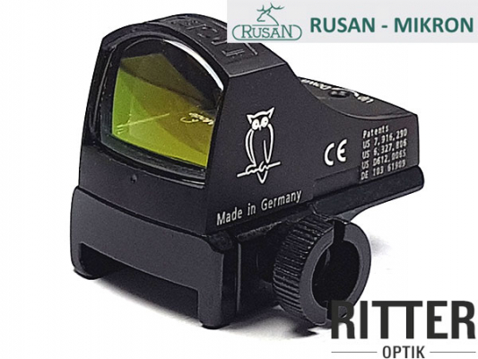 Rusan Montage aus Stahl für 11-12mm Prismenschiene für das Docter Sight, Meopta Meosight, Burris Fastfire oder Vortex Red Dots