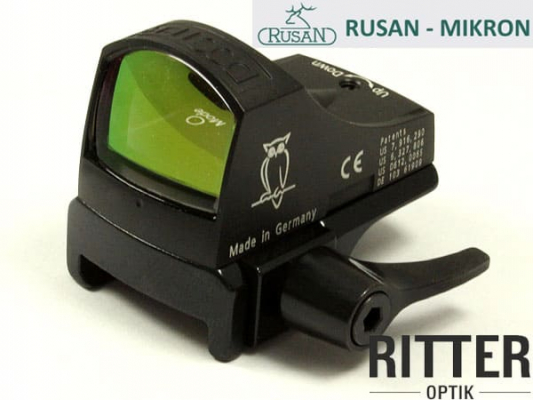 RUSAN Quick Release Montage aus Stahl für 11-12mm Prismenschiene für Docter - Vortex - Burris - Meopta
