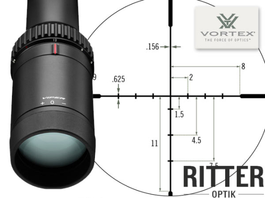 VORTEX Viper HS-T VMR-1Absehen ( MRAD )