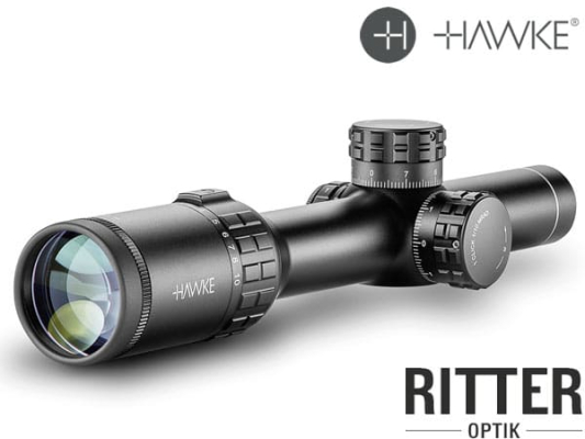 Preview: Hawke Zielfernrohr FRONTIER 30 FD 1-10×24 MIL FD Leuchtabsehen - 1⁄10 MRAD - LPVO (Low Power Variable Optics)
