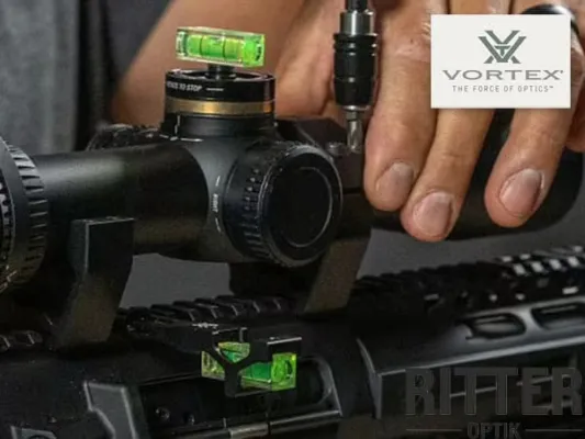 VORTEX Pro Leveling Kit Wasserwaage um ein Zielfernrohr in Waage zu montieren. Zielfernrohre ausrichten mit integrierter Picatinny-Waage PR-LK