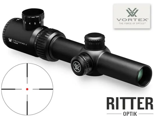 Vortex Crossfire II 1-4x24 AR Zielfernrohr, V-Brite