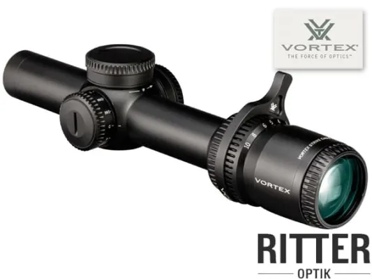 VORTEX Zielfernrohr Strike Eagle 1-10x24 FFP EBR-8 BDC MRAD Leuchtabsehen in erster Bildebene SE-11002