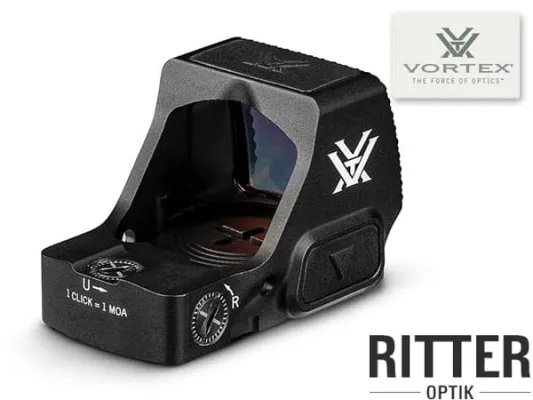 Rotpunktvisier Vortex Defender ST 3 MOA | Mikro Red Dot inkl. Montage Glock MOS