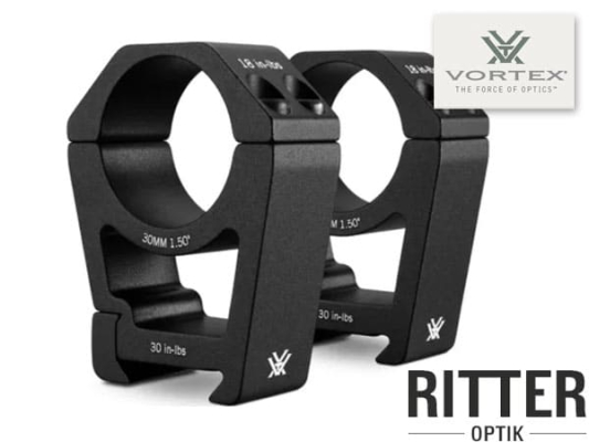 VORTEX Sport Rings Montageringe extra high für Zielfernrohre mit 30mm Mittelrohr für Weaver / Picatinnyschienen SPT30-XH