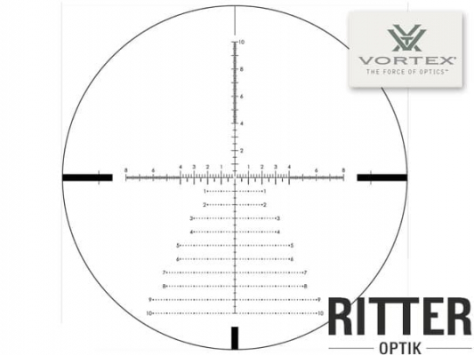 Reticle Vortex Venom 3-15x44 FFP Zielfernrohr mit EBR-7C MRAD Absehen in erster Bildebene