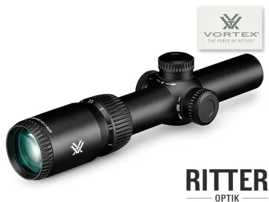 Vortex Zielfernrohr Crossfire HD 1-4x24 mit Dead-Hold® 2A BDC 2 MOA Leuchtabsehen CFR-1401i