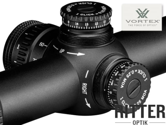 Preview: Vortex Crossfire HD 4-12x44 mit Dead-Hold® 2A BDC MOA Leuchtpunktabsehen 1/4 MOA Justierung