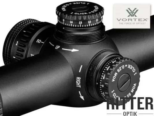 Vortex Crossfire HD 4-12x44 mit Dead-Hold® 2A BDC MOA Leuchtpunktabsehen 1/4 MOA Justierung