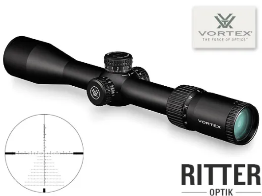 Diamondback Tactical 4-16x44 FFP EBR-2C Absehen MOA | 30mm Tubus | Tactical Turrets