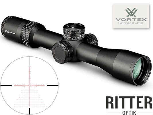 Strike Eagle 3-18x44 FFP EBR-7C Leuchtabsehen MOA | 34 mm Tubus | Tactical Turrets