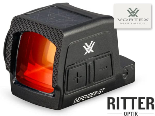 VORTEX Defender ST™ Enclosed Solar Micro Red Dot mit Multi-Reticle-System - DFST-MRD3-E