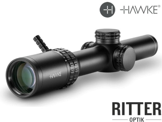 Preview: Hawke Zielfernrohr VANTAGE HD 30 - 1-8×24 Tactical 5.56 (8x) BDC Leuchtabsehen - 1/2 MOA - Großes Sehfeld