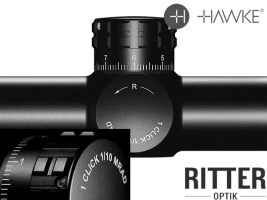 Zielfernrohr Hawke Frontier 30 1-6x24 TACTICAL DOT IR Verstellturm 1/10 MRAD