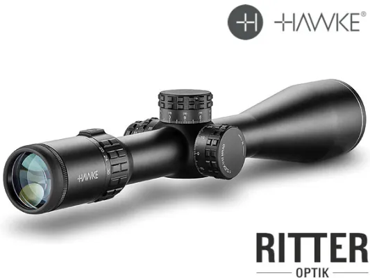 Hawke Zielfernrohr FRONTIER 34 FFP 5-30x56 MIL PRO EXT 30x Leuchtabsehen - 1⁄10 MRAD - Zero-Stop Stelltürme 18640 Okular