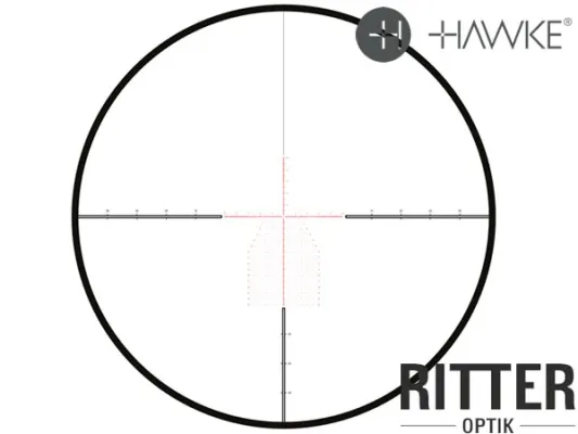 Hawke Zielfernrohr FRONTIER 34 FFP 5-30x56 MIL PRO EXT Leuchtabsehen - 1⁄10 MRAD - Zero-Stop Stelltürme 18640 Absehen FFP