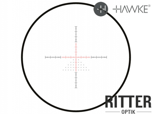 Hawke Zielfernrohr Sidewinder 30 SF 4-16x50 mit 10x Half MIL Leuchtabsehen