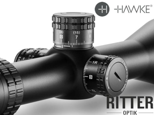 Preview: Hawke Zielfernrohr VANTAGE HD 34 FFP 5-25×56 SF Mil Pro II (25x) MRAD Leuchtabsehen - 1/10 MRAD - Long Range 14640