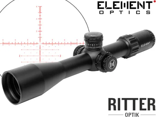 Zielfernrohr Element Optics Titan | 3-18x50 FFP APR-2D MRAD Leuchtabsehen - 1⁄10 MRAD
