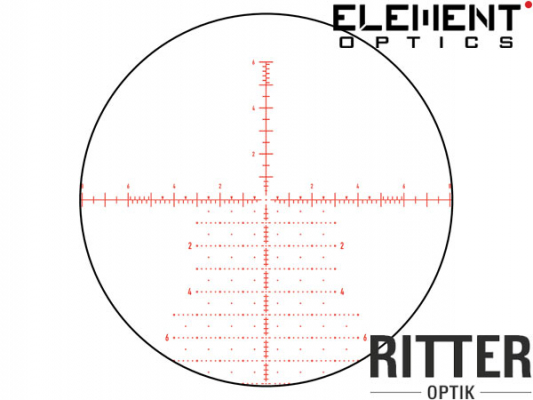 Zielfernrohr Element Optics Titan | 5-25x56 FFP APR-2D MRAD Leuchtabsehen in erster Bildebene