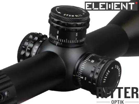 Element Optics Helix | 6-24x50 SFP APR-1C MRAD Absehen - VERSTELLTURM MIT EDELSTAHL-BAUTEILEN