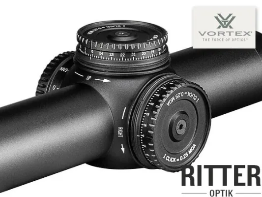 Zielfernrohr Strike Eagle 1-8x24 FFP EBR-8 0,25 MOA Justiertürme