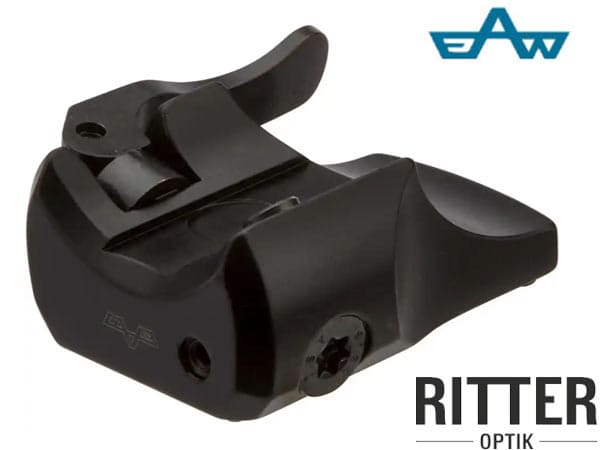 EAW QR Schnellmontage Blaser R8 für Rotpunktvisiere mit Docter Footprint. Schnelles montieren oder demontieren mit Schnellverschluss.