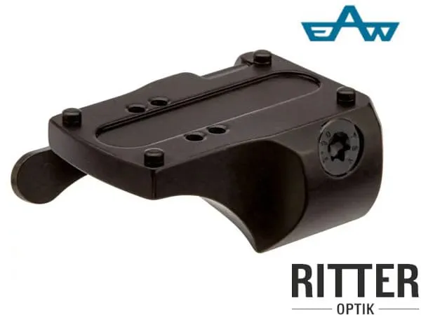 EAW Quick Release Schnellmontage Blaser R93 für Rotpunktvisiere mit Docter Footprint. Schnelles montieren oder demontieren mit Schnellverschluss.