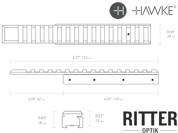 hawke-1teilige-adapterschiene-11mm-prismenschiene-auf-weaver-22402-abmessungen