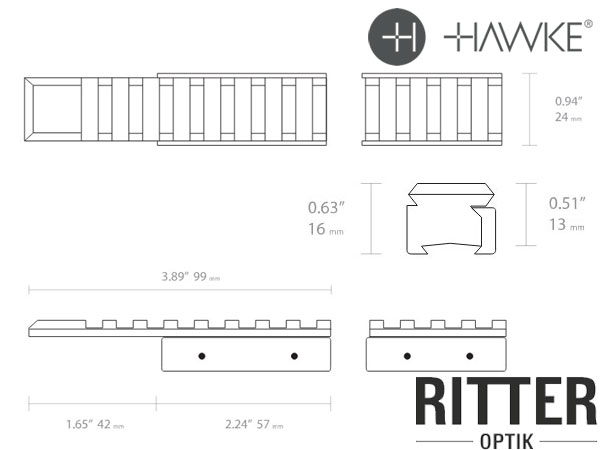 hawke-2teilige-adapterschiene-11mm-prismenschiene-auf-weaver-22400-abmessungen