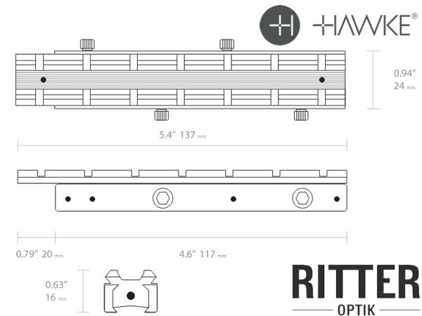 hawke-adapterschiene-neigungswinkelverstellung-11mm-prismenschiene-auf-weaver-22403-abmessung