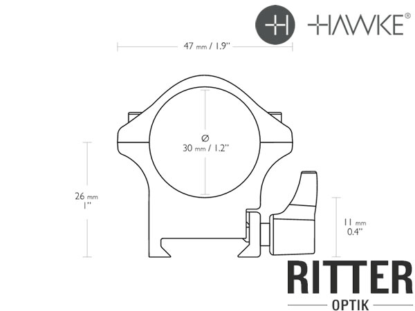 hawke-qr-schnellspannhebel-aufkippmontage-30mm-medium-weaver-stahlmontagen-23106-abmessung hawke-qr-schnellspannhebel-aufkippmontage-30mm-medium-weaver-stahlmontagen-23106-abmessung