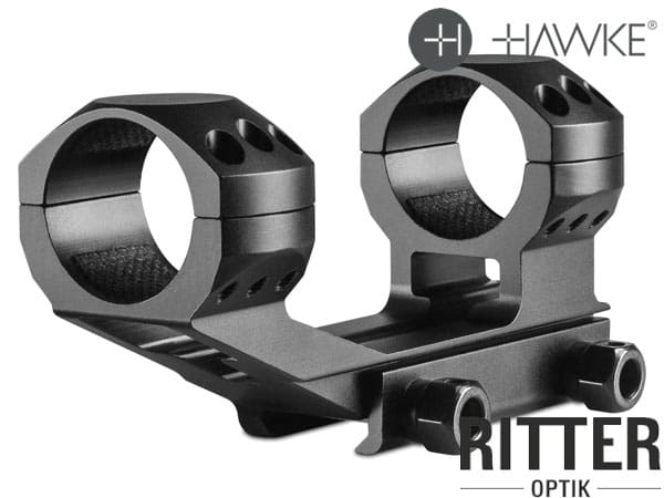 Hawke Tactical Cantilever Montage für 30 mm Tubus für Picatinnyschienen 2" Offset AR 15