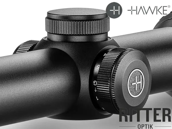 Zielfernrohr Hawke Vantage 30 WA 1-4x24 mit L4A Dot Leuchtabsehen. 1/2 MOA Turrets 14273