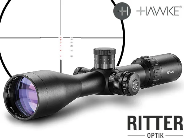 Hawke Zielfernrohr Vantage 30 WA 4-16×50 SF IR Rimfire .17 HMR Leuchtabsehen - 1/4 MOA - Großes Seefeld 14294
