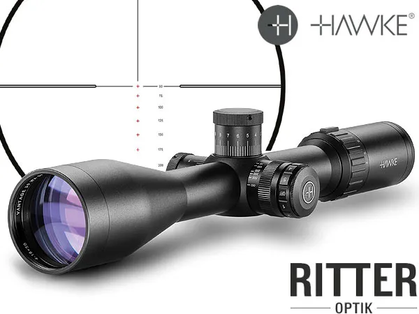 Hawke Zielfernrohr Vantage 30 WA 4-16×50 SF IR Rimfire .22 Subsonic Leuchtabsehen - 1/4 MOA - Großes Seefeld 14293