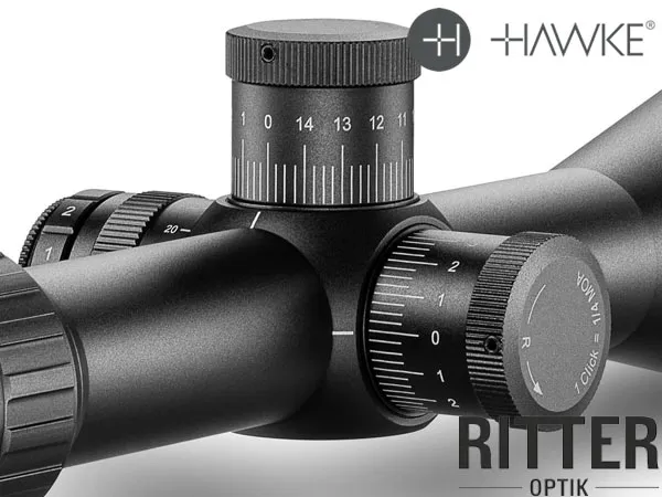 Hawke Zielfernrohr Vantage 30 WA 4-16×50 SF IR Rimfire .22 Subsonic Leuchtabsehen - 1/4 MOA - Hohe Justiertürme 14293